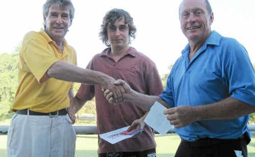 Col “Dollar” Smith is congratulated on winning Tuesday’s Mt Coolum Host Day and Wednesday’s A Grade single stableford. Col “Dollar” Smith is congratulated on winning Tuesday’s Mt Coolum Host Day and Wednesday’s A Grade single stableford.